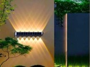 Solar Wall Light 6+6 Warm White